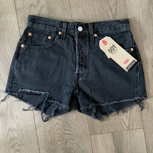 Black Levi 501 shorts size 26